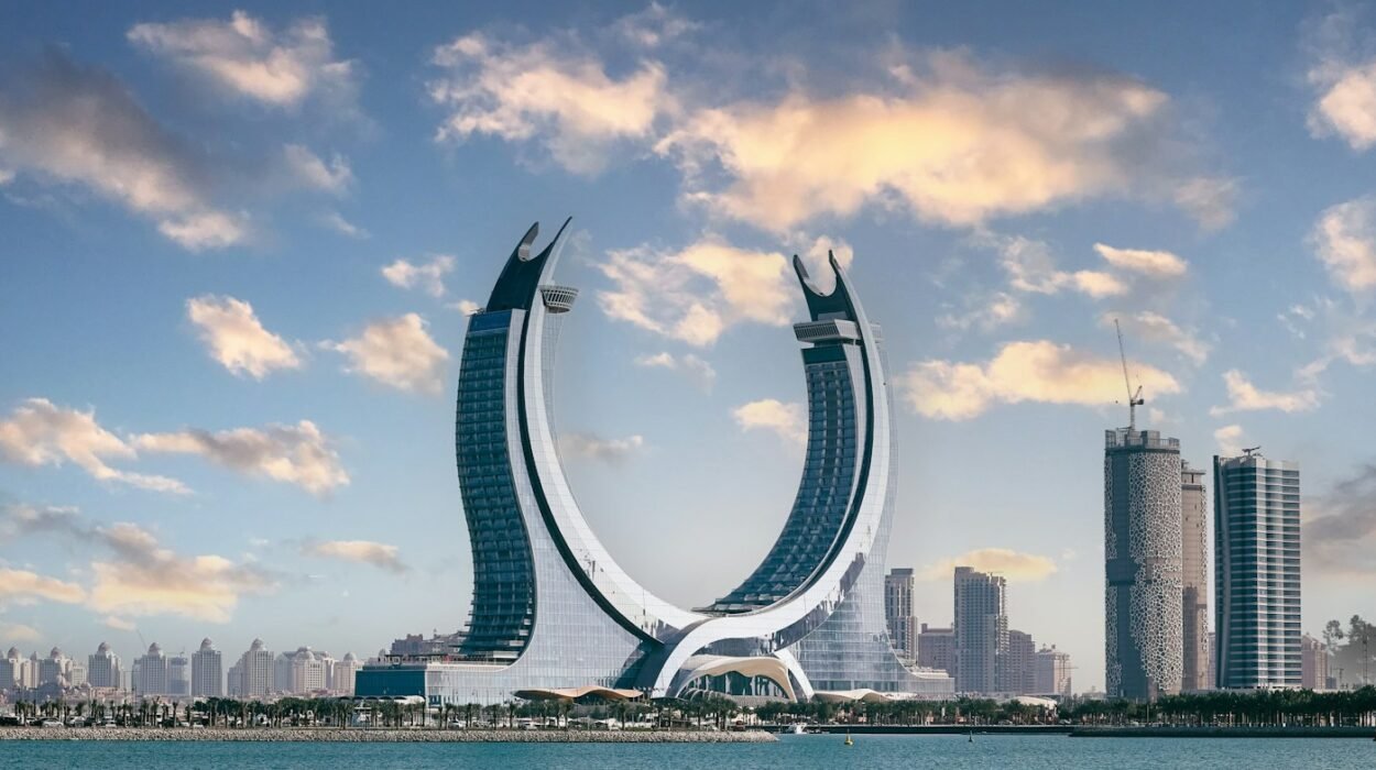 Katara Towers in Lusail, Qatar