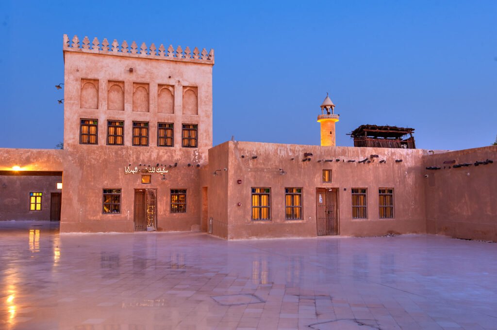 Traditional buildings in Al Wakrah Heritage Village