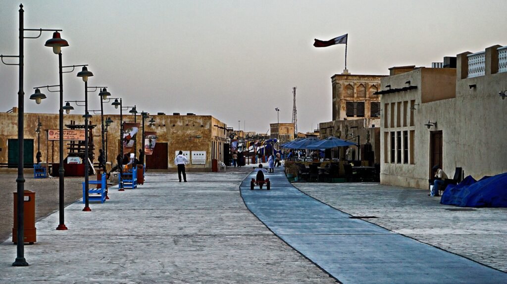 Al Wakrah Souq path and buildings
