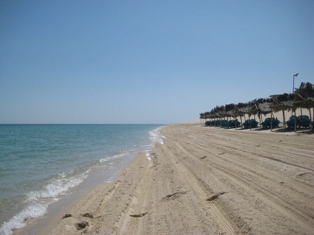 The shoreline of the Inland Sea
