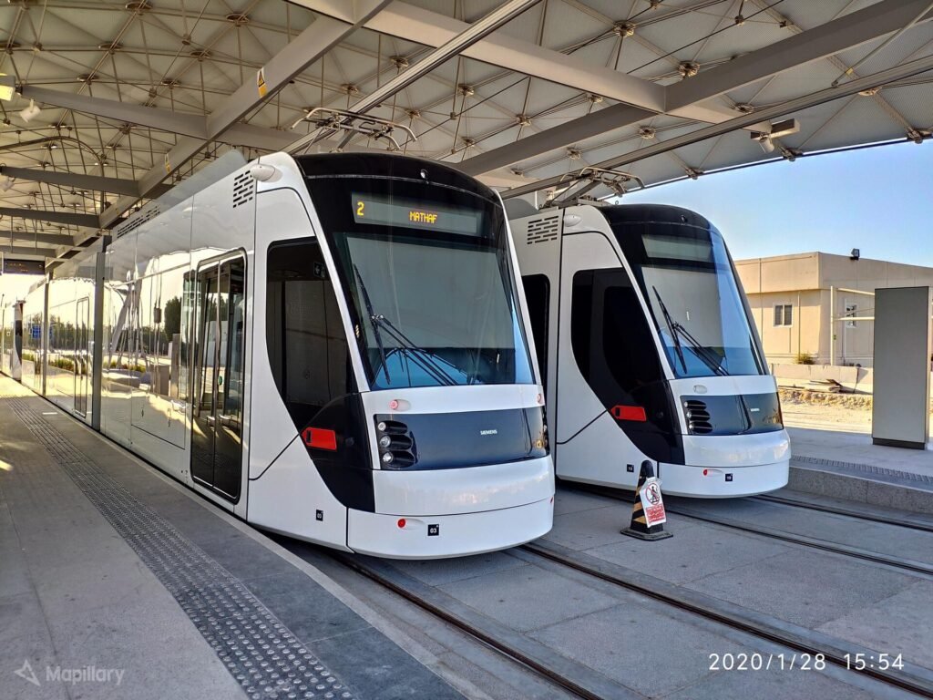 Doha Metro Green Line at Mathaf Museum