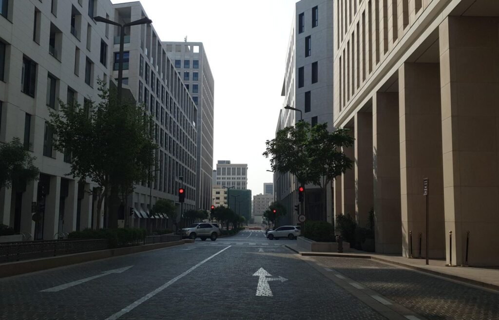 Musheireb downtown on Abdullah Bin Thani Street in