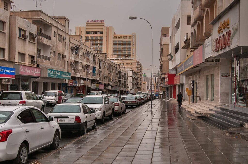 Msheireb during rain
