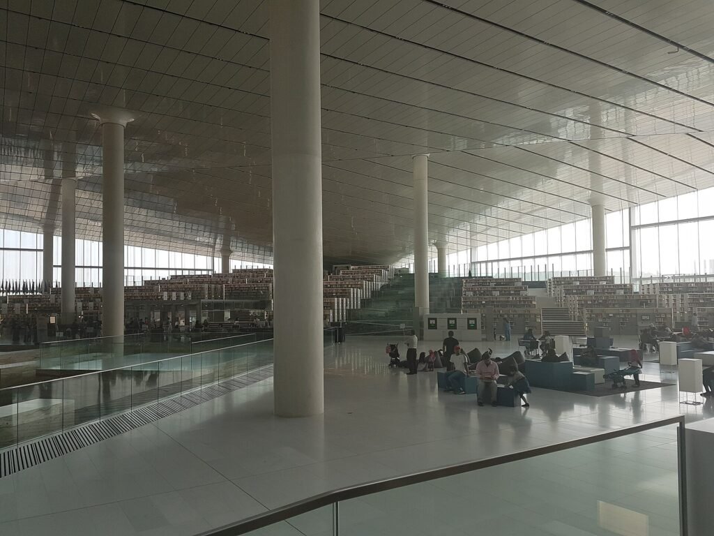 Inside Qatar National Library