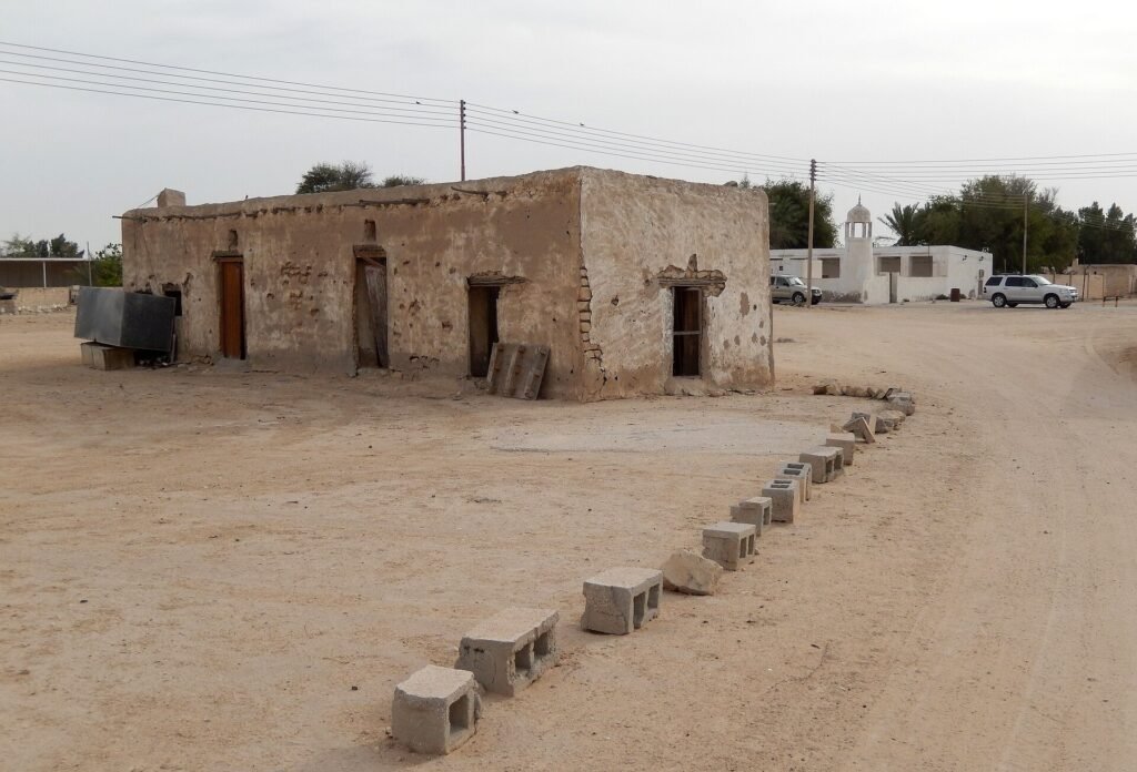 Old stone buildings in Zekreet village